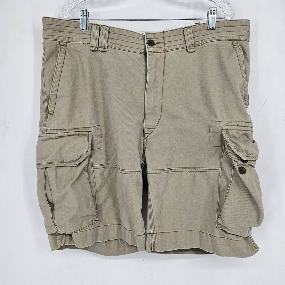 Polo Ralph Lauren Shorts Mens 40 Tan Khaki Cargo Pockets Classic Outdoors